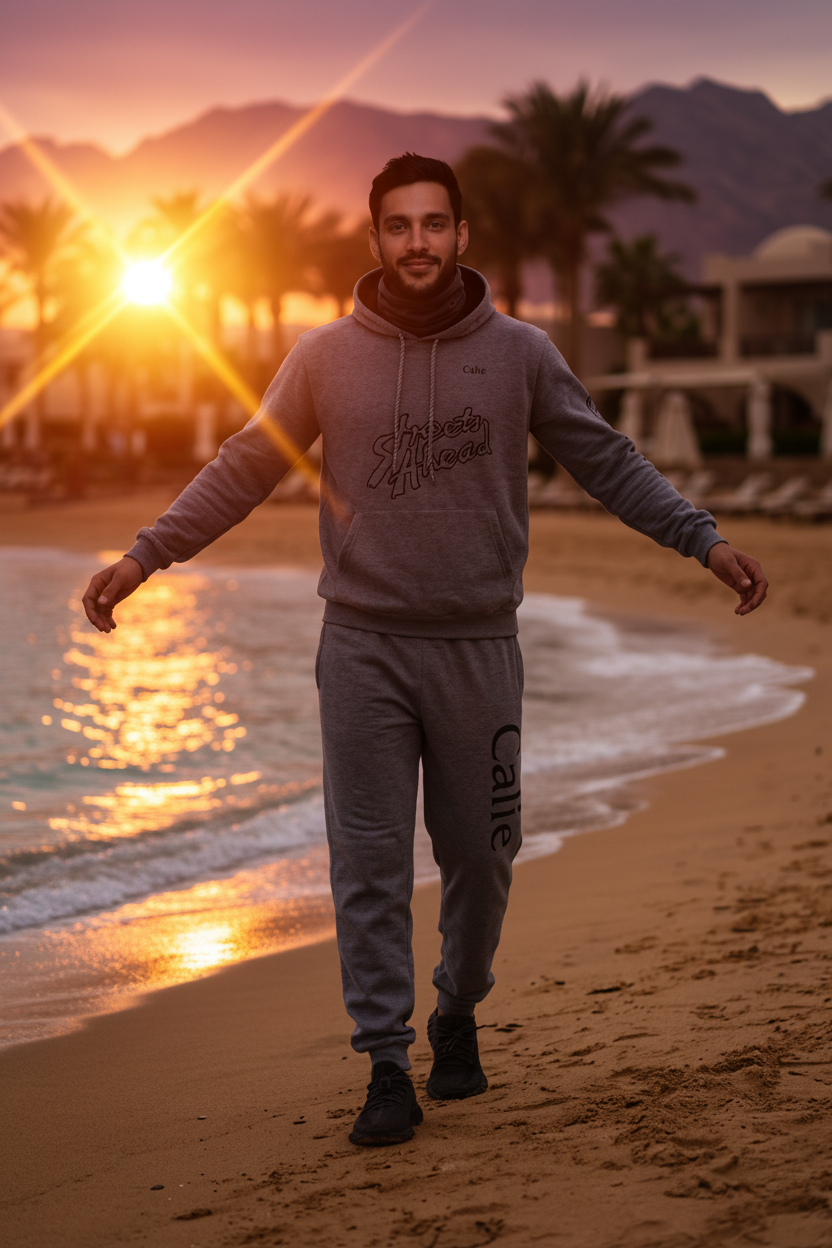 Dark grey Track suit (streets ahead logo