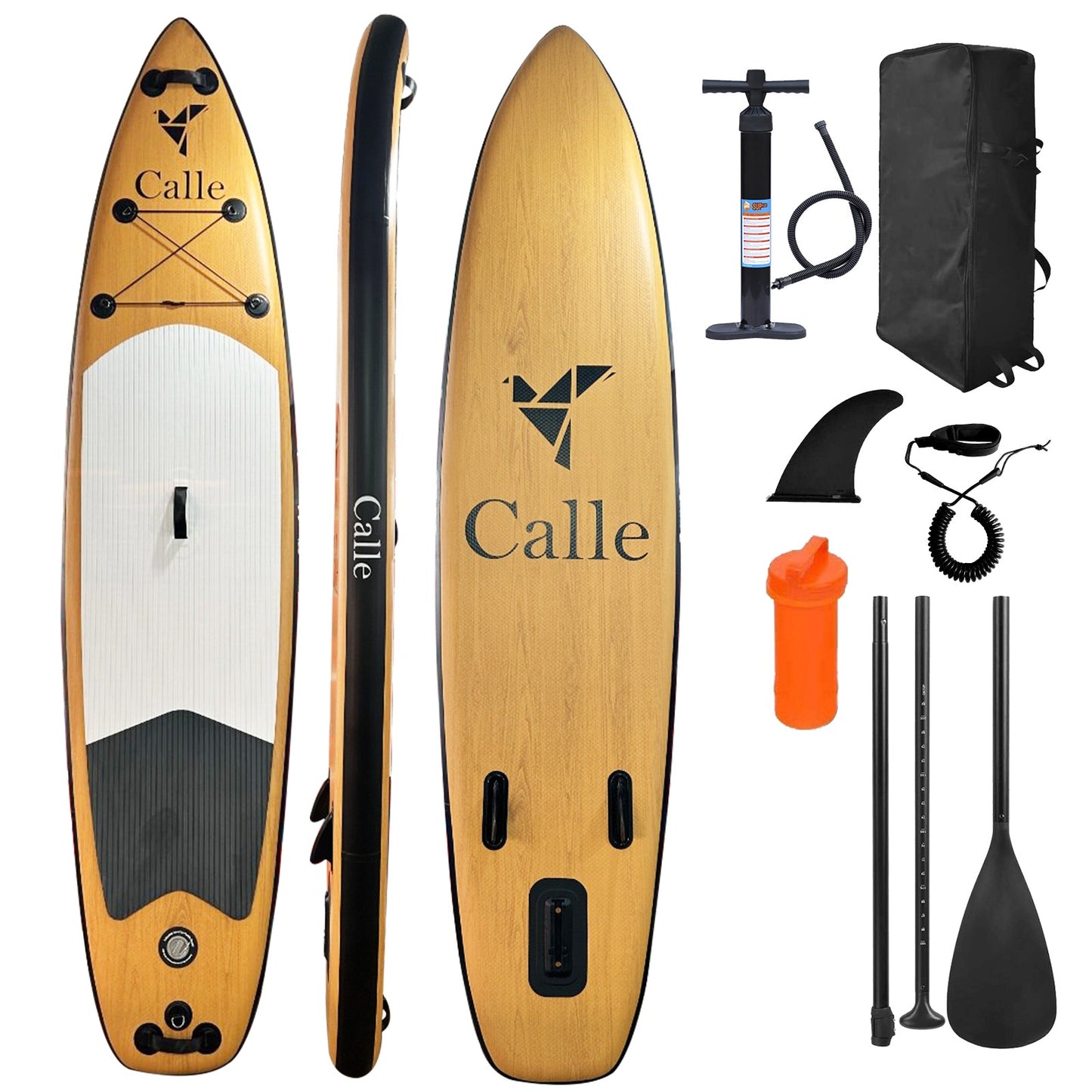 Calle Paddle Board - Wood Look Styling 10.6