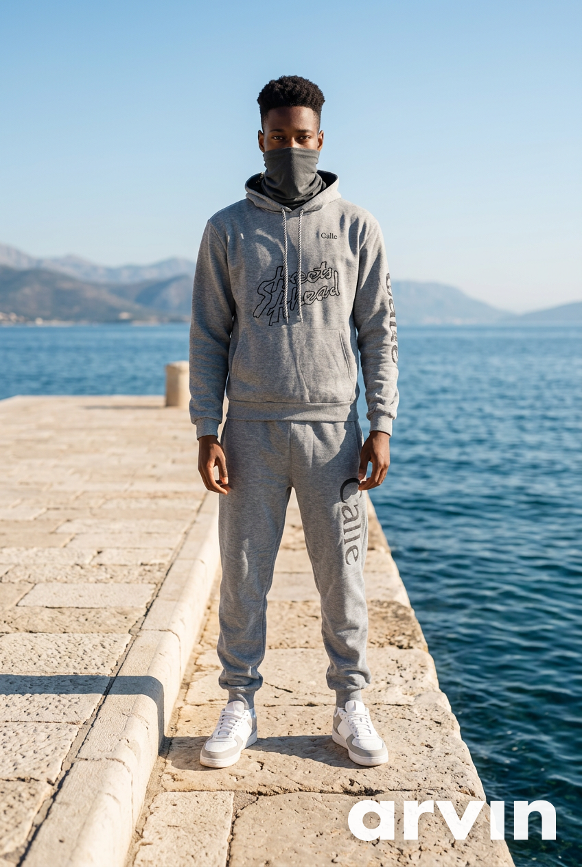 Dark grey Track suit (streets ahead logo